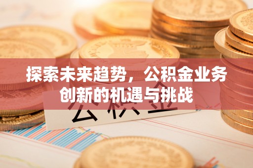禹会探索未来趋势，公积金业务创新的机遇与挑战
