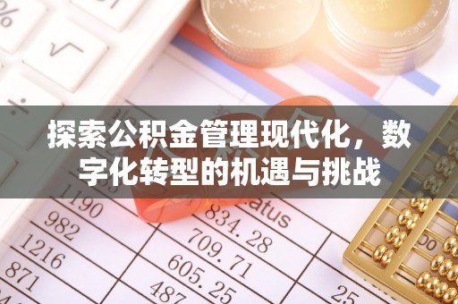 禹会探索公积金管理现代化，数字化转型的机遇与挑战