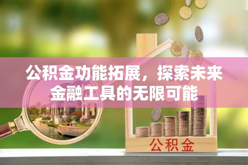 禹会公积金功能拓展，探索未来金融工具的无限可能