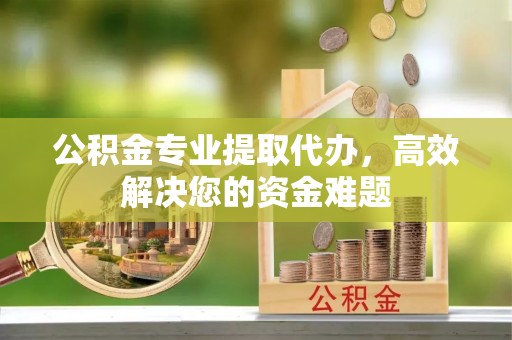 禹会公积金专业提取代办，高效解决您的资金难题