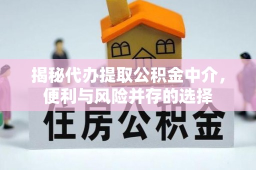 禹会揭秘代办提取公积金中介，便利与风险并存的选择