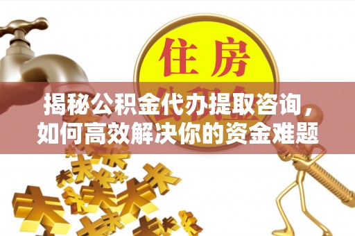 禹会揭秘公积金代办提取咨询，如何高效解决你的资金难题