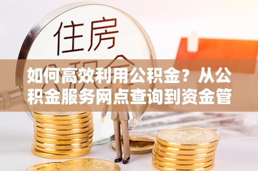 禹会如何高效利用公积金？从公积金服务网点查询到资金管理全攻略