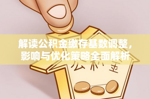 禹会解读公积金缴存基数调整，影响与优化策略全面解析