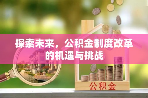 禹会探索未来，公积金制度改革的机遇与挑战
