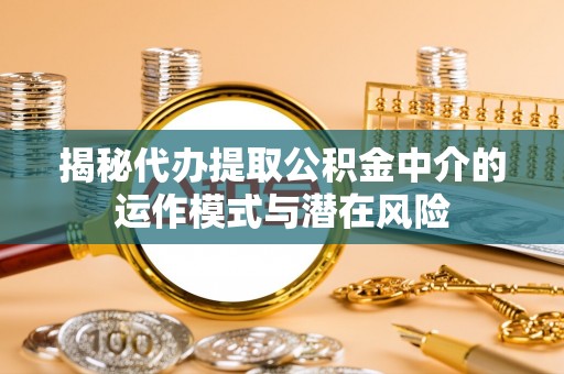 禹会揭秘代办提取公积金中介的运作模式与潜在风险