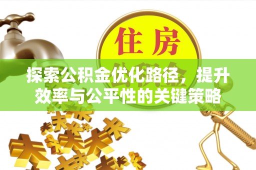 禹会探索公积金优化路径，提升效率与公平性的关键策略
