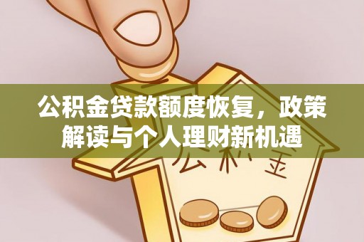 禹会公积金贷款额度恢复，政策解读与个人理财新机遇