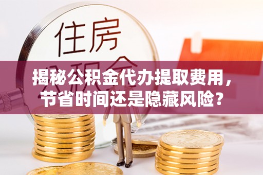 禹会揭秘公积金代办提取费用，节省时间还是隐藏风险？